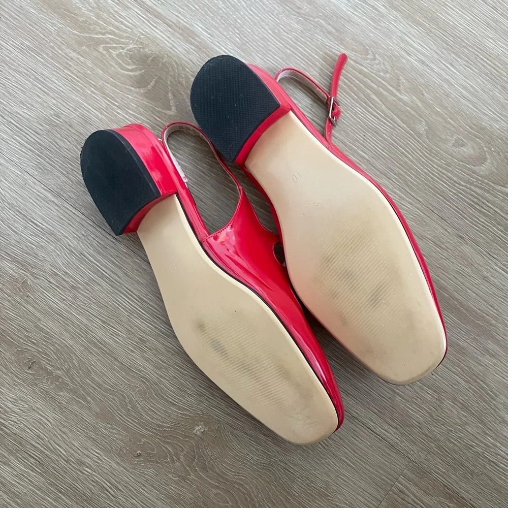 Red Patent Leather Women's Dress Shoes - Picture 5 of 5